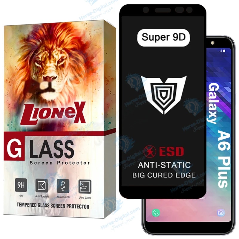 محافظ صفحه نمایش لایونکس مدل Sup9dbl مناسب برای گوشی موبایل سامسونگ Galaxy A6 Plus خرید