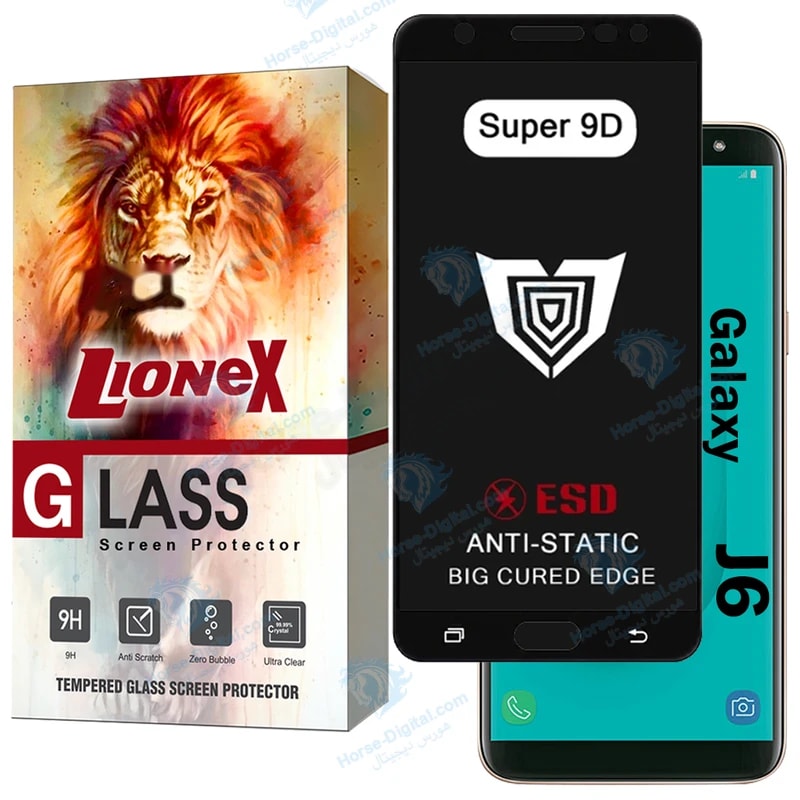 محافظ صفحه نمایش لایونکس مدل Sup9dbl مناسب برای گوشی موبایل سامسونگ Galaxy J6 خرید