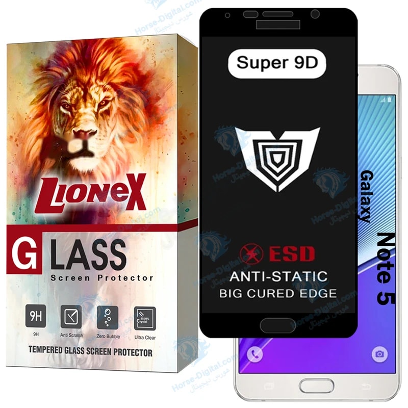 محافظ صفحه نمایش لایونکس مدل Sup9dbl مناسب برای گوشی موبایل سامسونگ Galaxy Note 5 خرید