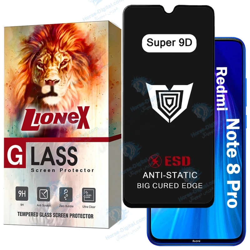 محافظ صفحه نمایش لایونکس مدل Sup9dbl مناسب برای گوشی موبایل شیائومی Redmi Note 8 Pro خرید