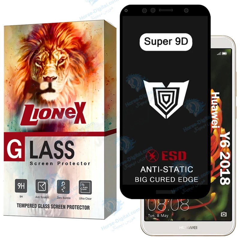 محافظ صفحه نمایش لایونکس مدل Sup9dbl مناسب برای گوشی موبایل هوآوی Y6 2018 خرید
