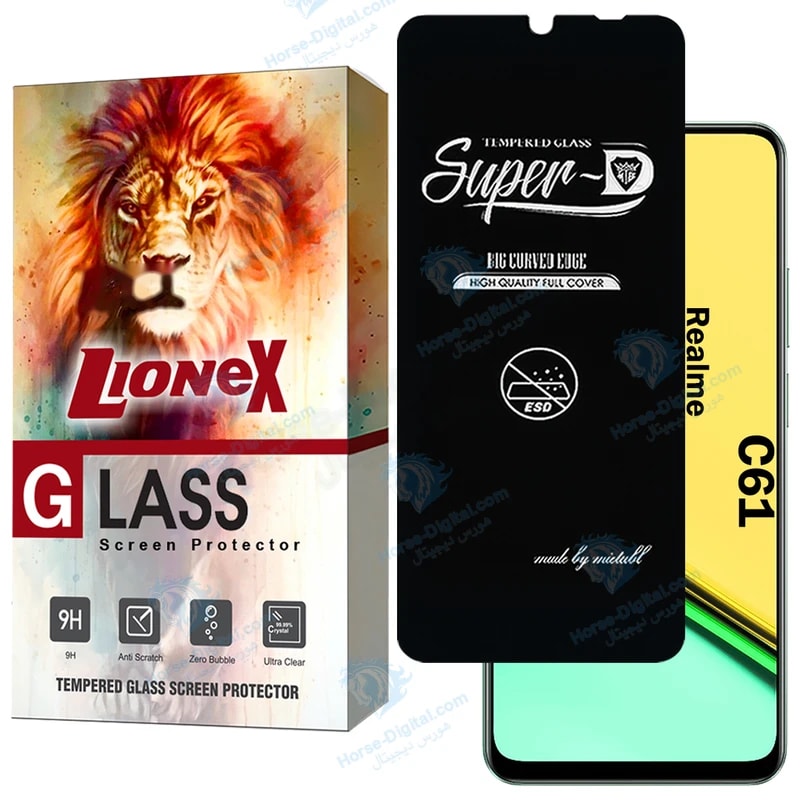 محافظ صفحه نمایش لایونکس مدل Superdnl مناسب برای گوشی موبایل ریلمی C61 خرید
