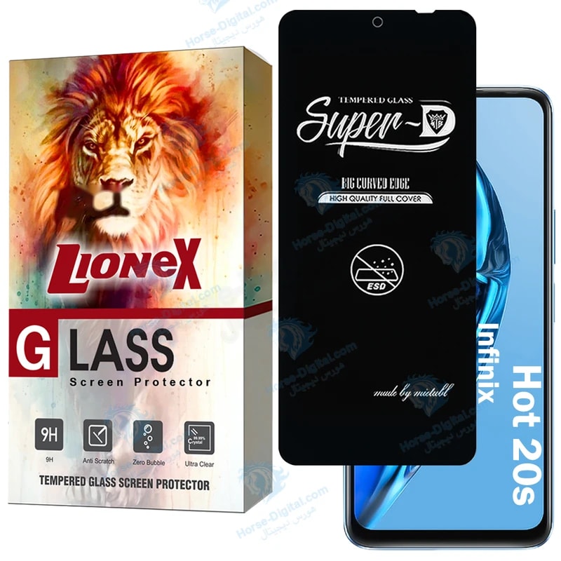 محافظ صفحه نمایش لایونکس مدل Superdnl مناسب برای گوشی موبایل اینفینیکس Hot 20s خرید