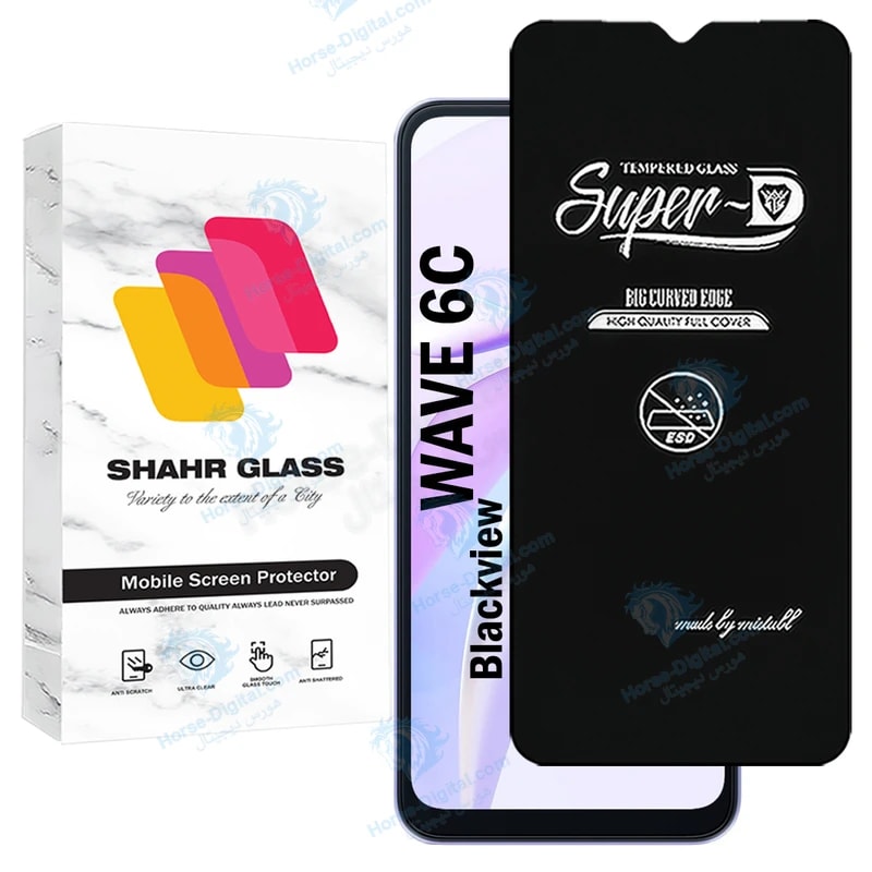 محافظ صفحه نمایش شهر گلس مدل Superdnsh مناسب برای گوشی موبایل بلک ویو BlackView Wave 6C خرید