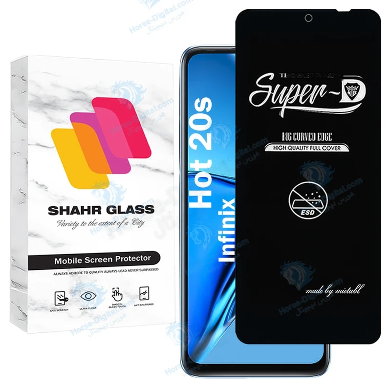 محافظ صفحه نمایش شهر گلس مدل Superdnsh مناسب برای گوشی موبایل اینفینیکس Infinix Hot 20s خرید