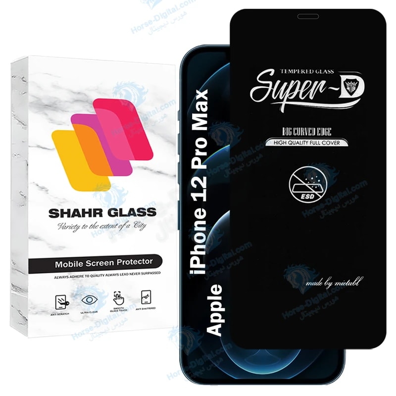 محافظ صفحه نمایش شهر گلس مدل Superdnsh مناسب برای گوشی موبایل اپل iPhone 12 Pro Max خرید