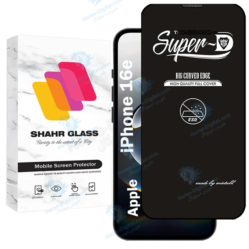 محافظ صفحه نمایش شهر گلس مدل Superdnsh مناسب برای گوشی موبایل اپل iPhone 16e خرید