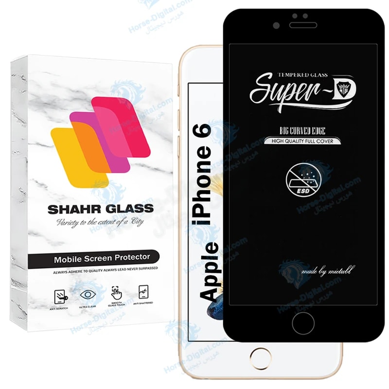 محافظ صفحه نمایش شهر گلس مدل Superdnsh مناسب برای گوشی موبایل اپل iPhone 6 خرید