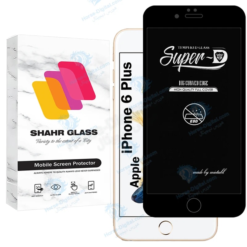 محافظ صفحه نمایش شهر گلس مدل Superdnsh مناسب برای گوشی موبایل اپل iPhone 6 Plus خرید
