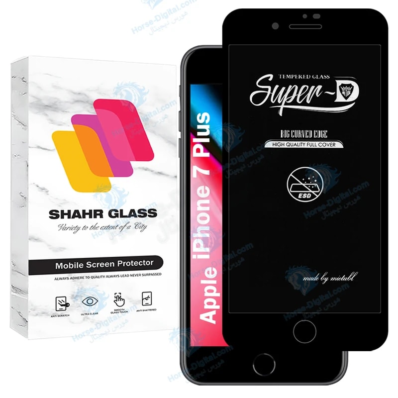 محافظ صفحه نمایش شهر گلس مدل Superdnsh مناسب برای گوشی موبایل اپل iPhone 7 Plus خرید