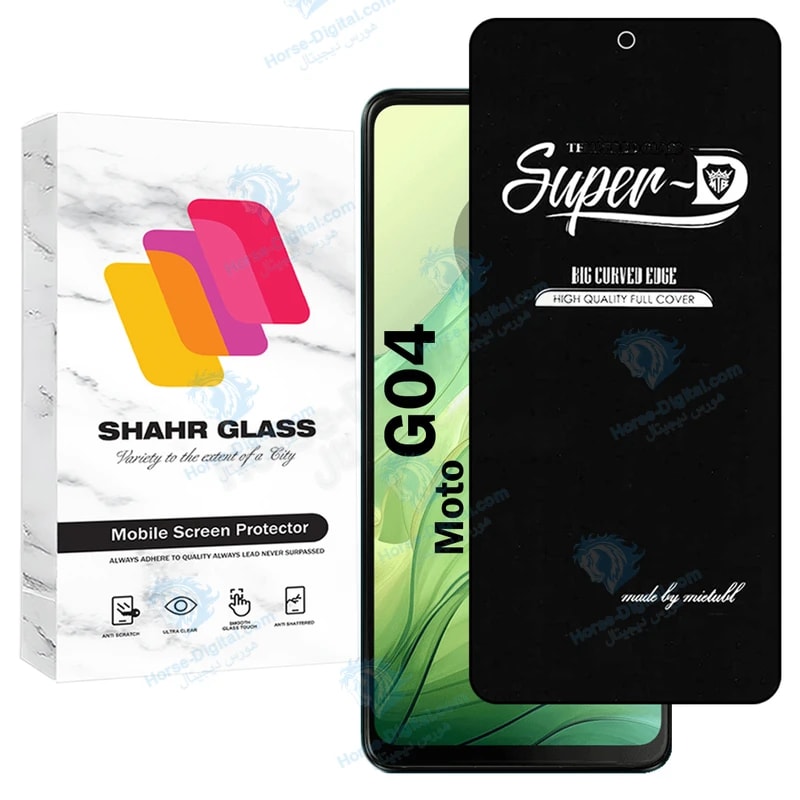 محافظ صفحه نمایش شهر گلس مدل Superdnsh مناسب برای گوشی موبایل موتورولا Moto G04 خرید