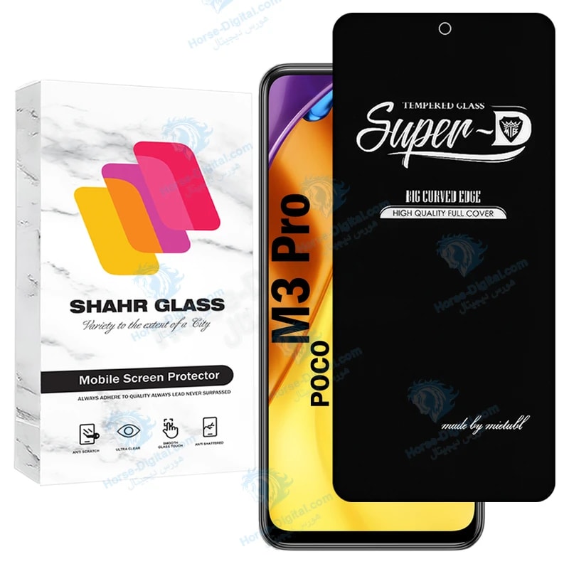 محافظ صفحه نمایش شهر گلس مدل Superdnsh مناسب برای گوشی موبایل شیائومی Poco M3 Pro 4G خرید