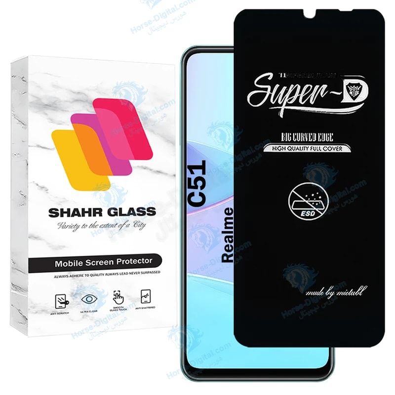 محافظ صفحه نمایش شهر گلس مدل Superdnsh مناسب برای گوشی موبایل ریلمی Realme C51 خرید