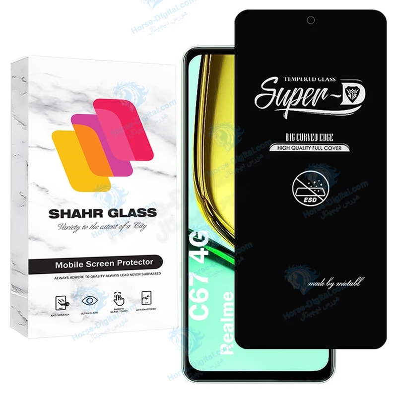 محافظ صفحه نمایش شهر گلس مدل Superdnsh مناسب برای گوشی موبایل ریلمی Realme C67 4G خرید