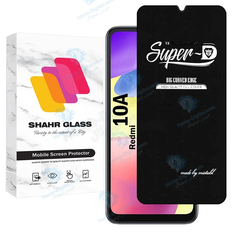 محافظ صفحه نمایش شهر گلس مدل Superdnsh مناسب برای گوشی موبایل شیائومی Redmi 10A خرید