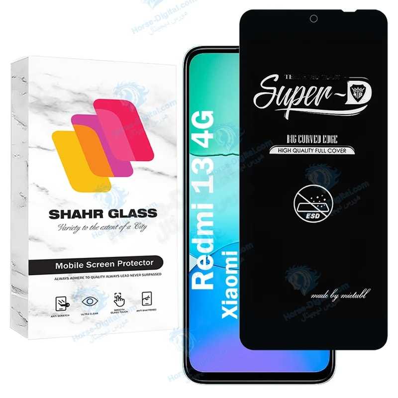 محافظ صفحه نمایش شهر گلس مدل Superdnsh مناسب برای گوشی موبایل شیائومی Redmi 13 4G خرید