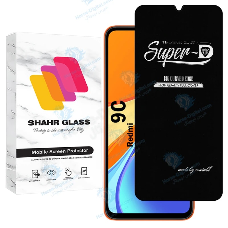 محافظ صفحه نمایش شهر گلس مدل Superdnsh مناسب برای گوشی موبایل شیائومی Redmi 9C خرید