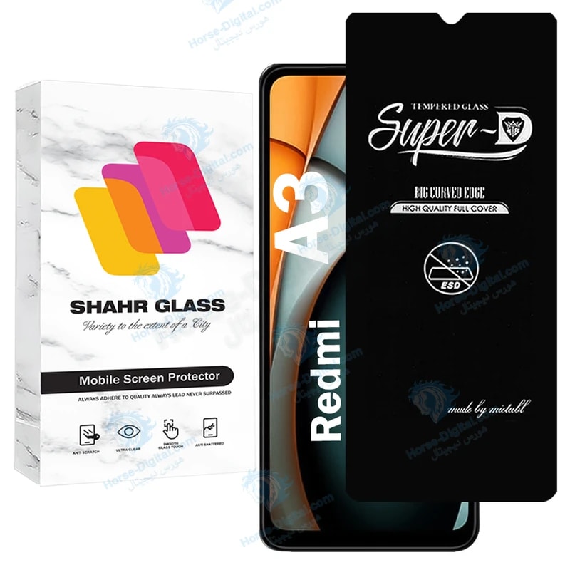 محافظ صفحه نمایش شهر گلس مدل Superdnsh مناسب برای گوشی موبایل شیائومی Redmi A3 خرید