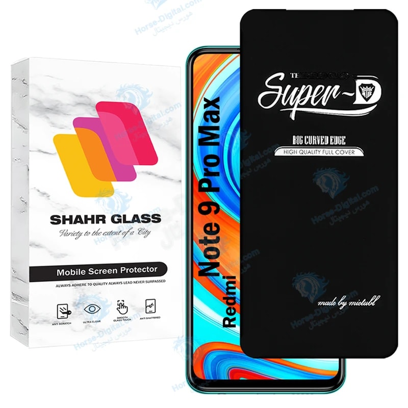 محافظ صفحه نمایش شهر گلس مدل Superdnsh مناسب برای گوشی موبایل شیائومی Redmi Note 9 Pro Max خرید