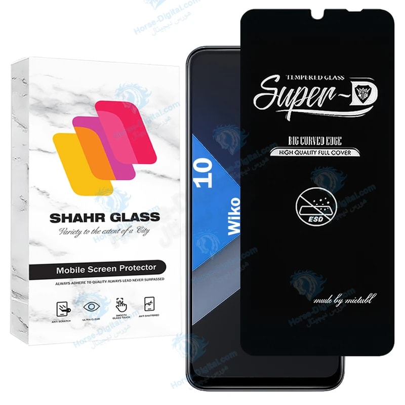 محافظ صفحه نمایش شهر گلس مدل Superdnsh مناسب برای گوشی موبایل ویکو Wiko 10 خرید