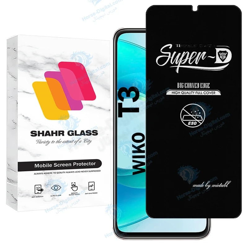 محافظ صفحه نمایش شهر گلس مدل Superdnsh مناسب برای گوشی موبایل ویکو Wiko T3 خرید
