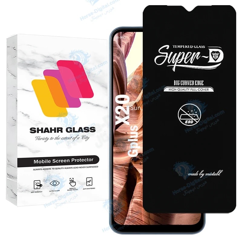 محافظ صفحه نمایش شهر گلس مدل Superdnsh مناسب برای گوشی موبایل جی پلاس X20 خرید