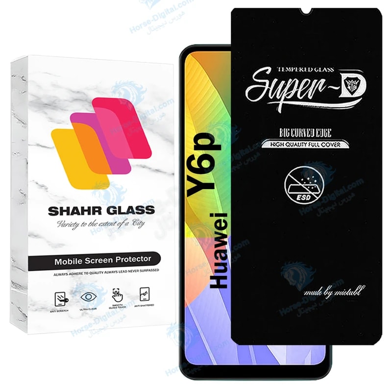 محافظ صفحه نمایش شهر گلس مدل Superdnsh مناسب برای گوشی موبایل هوآوی Y6p خرید