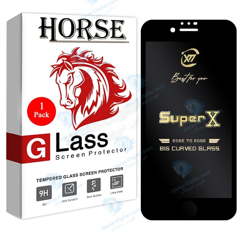 محافظ صفحه نمایش هورس مدل Superx مناسب برای گوشی موبایل اپل iPhone 8 خرید
