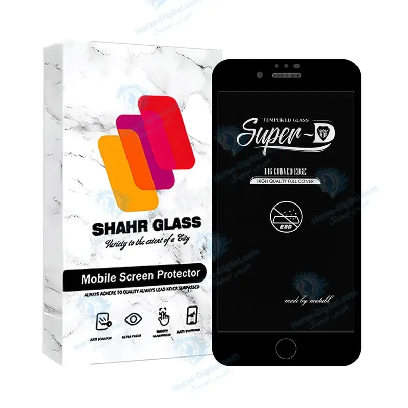 محافظ صفحه نمایش شهر گلس مدل Superplusns مناسب برای گوشی موبایل اپل iPhone Se 2020 / Se 2022 خرید