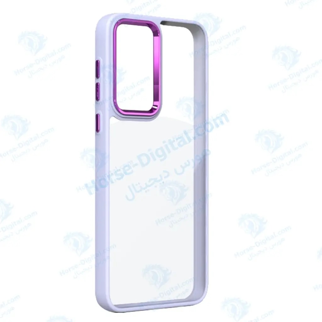 قاب پشت کریستالی دور رنگی گوشی S24 Fe مدل New Skin خرید
