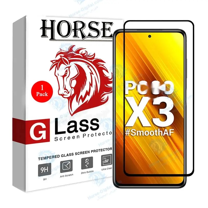 محافظ صفحه نمایش 5D هورس مدل Fag مناسب برای گوشی موبایل شیائومی Poco X3 خرید
