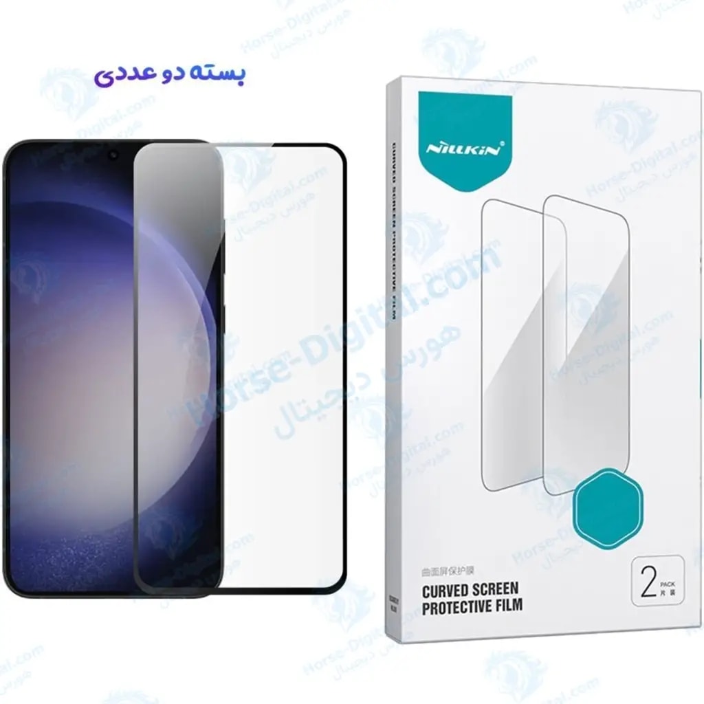 محافظ صفحه دو تایی نیلکین S24 Plus مدل Impact Resistant Curved Film خرید