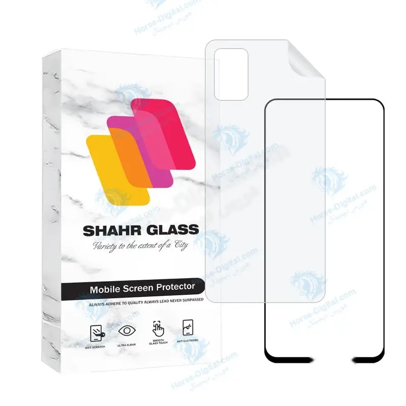 محافظ صفحه نمایش شفاف شهر گلس مدل Ceraminanosh مناسب برای گوشی موبایل سامسونگ Galaxy A51 4G / A51 5G / M31s به همراه محافظ پشت گوشی خرید