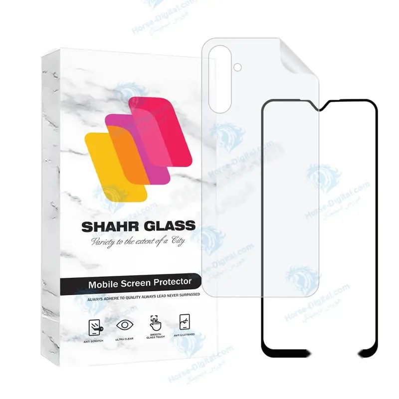 محافظ صفحه نمایش شفاف شهر گلس مدل Ceraminanosh مناسب برای گوشی موبایل سامسونگ Galaxy A14 4G / A14 5G به همراه محافظ پشت گوشی خرید