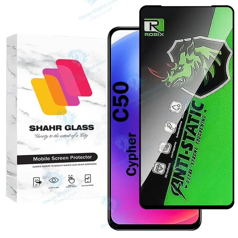 محافظ صفحه نمایش شهر گلس مدل Robixs مناسب برای گوشی موبایل سایفر C50 خرید
