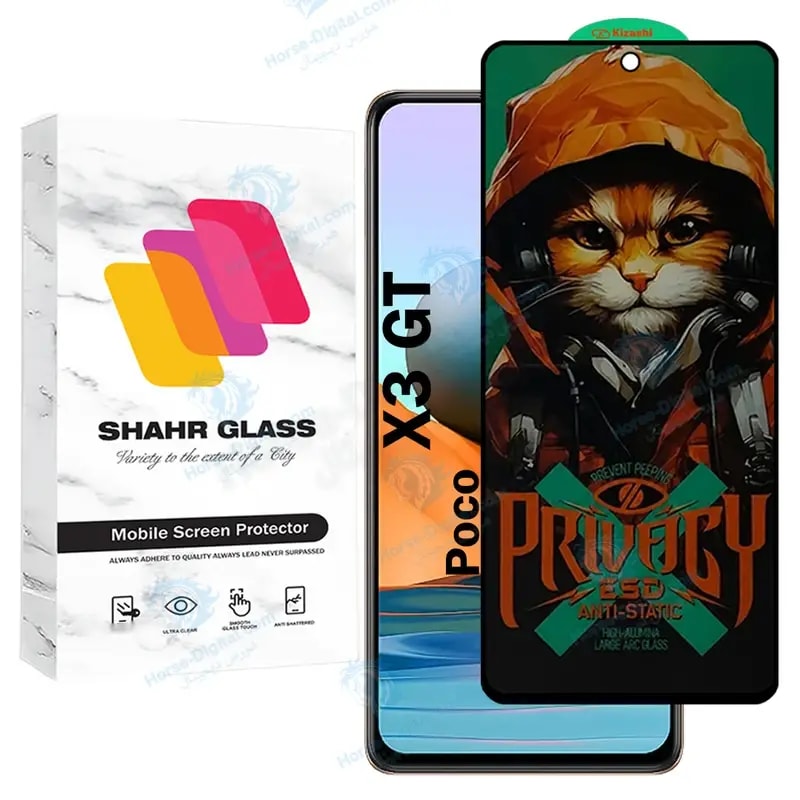 محافظ صفحه نمایش شهر گلس مدل Catprv مناسب برای گوشی موبایل شیائومی Poco X3 Gt خرید