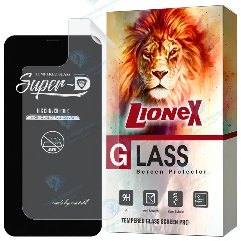محافظ صفحه نمایش لایونکس مدل Sunl مناسب برای گوشی موبایل اپل iPhone 12 به همراه محافظ پشت گوشی خرید
