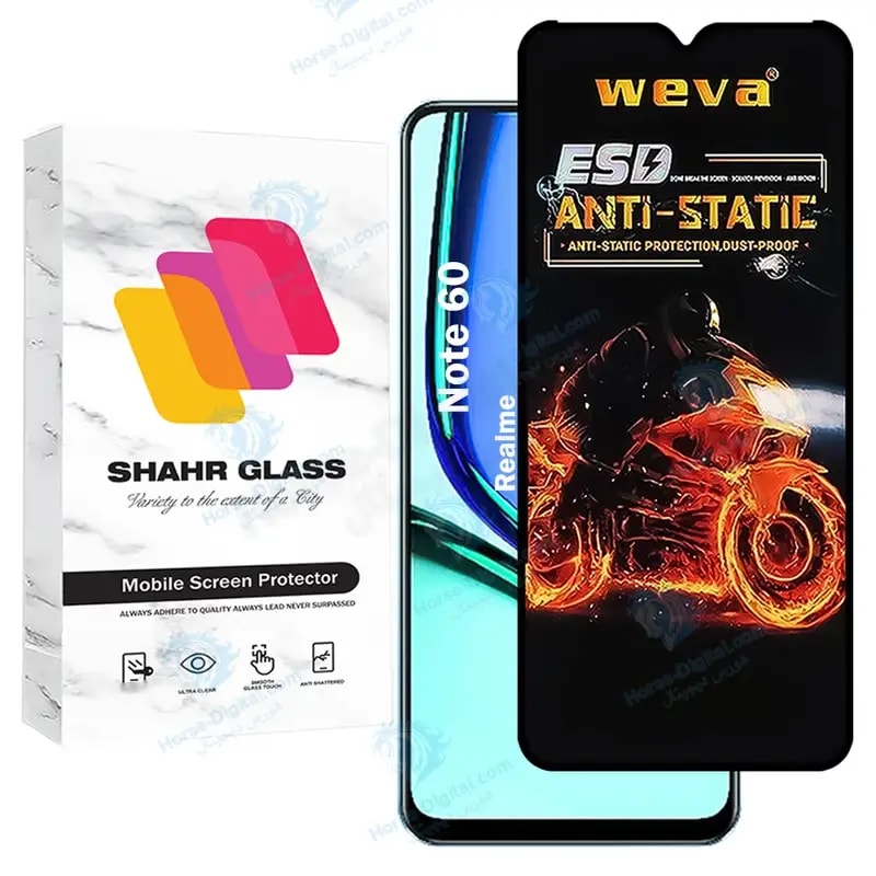 محافظ صفحه نمایش شهر گلس مدل Airbms مناسب برای گوشی موبایل ریلمی Note 60 خرید