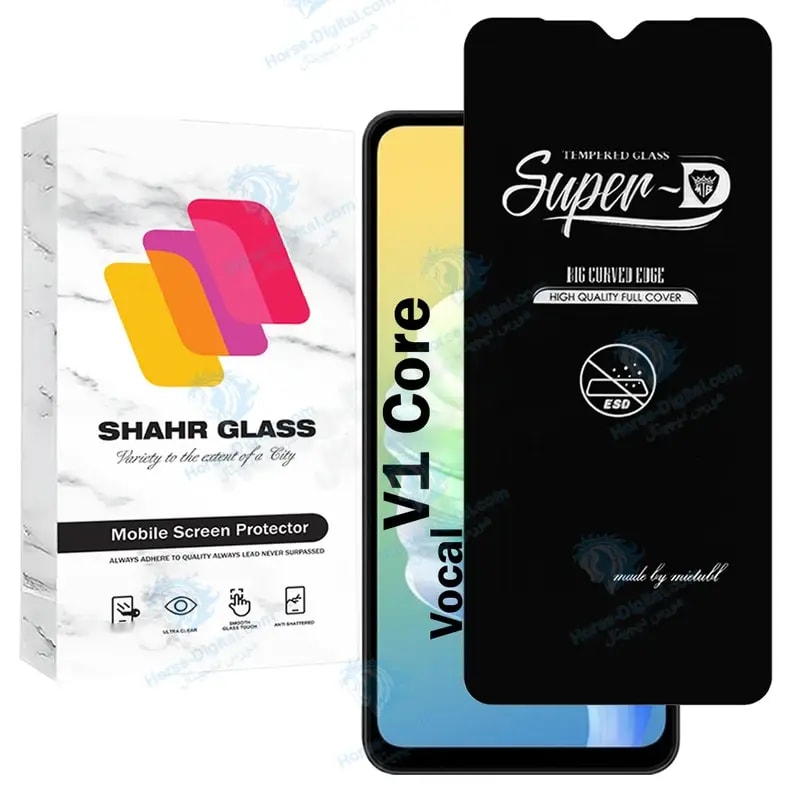 محافظ صفحه نمایش شهر گلس مدل Superdnsh مناسب برای گوشی موبایل وکال V1 Core خرید