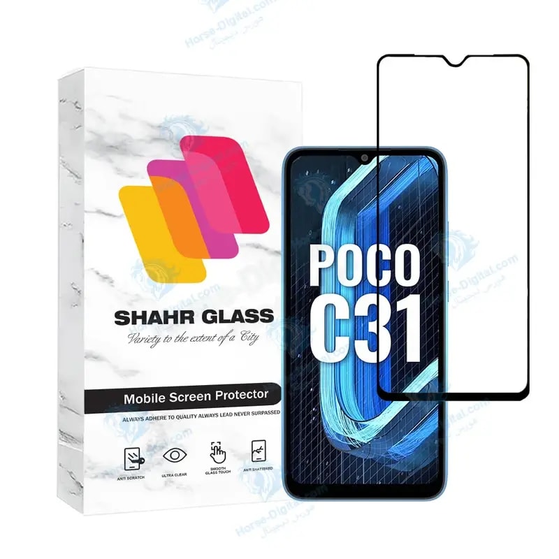 محافظ صفحه نمایش سرامیکی شهر گلس مدل Ceramsh مناسب برای گوشی موبایل Poco C31 خرید
