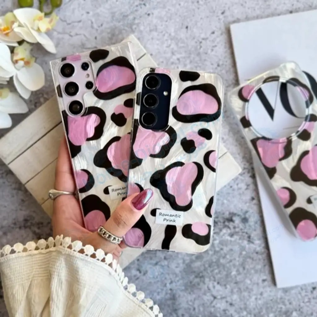 قاب پلنگی Romantic Pink گوشی S25 Ultra خرید