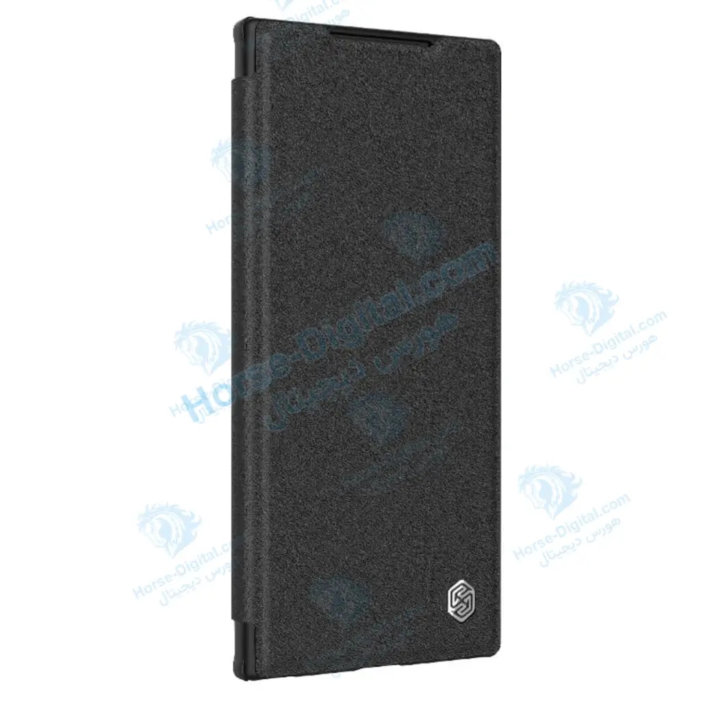 کیف چرمی پارچه ای نیلکین S23 مدل Qin Pro Plain Leather Cloth Case خرید