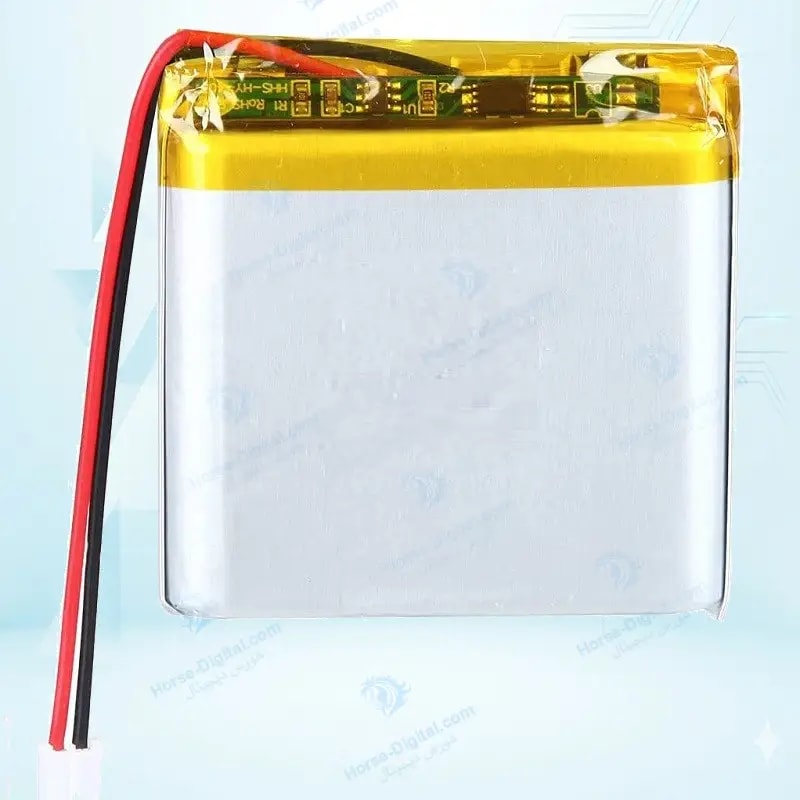 باتری لیتیوم پلیمر با ظرفیت 1800mAh سایز 254337 خرید