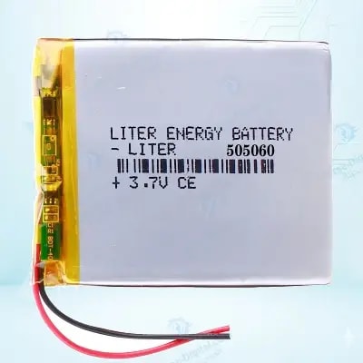 باتری لیتیوم پلیمر با ظرفیت 2500mAh سایز 505060 خرید