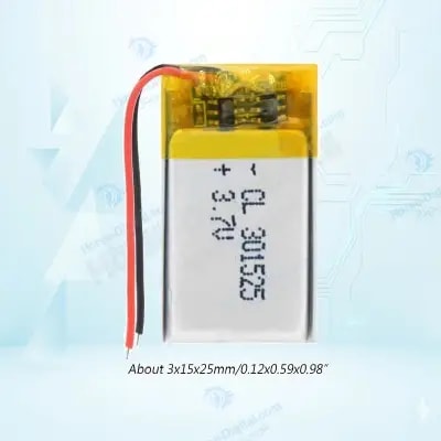 باتری لیتیوم پلیمر با ظرفیت 250mAh خرید