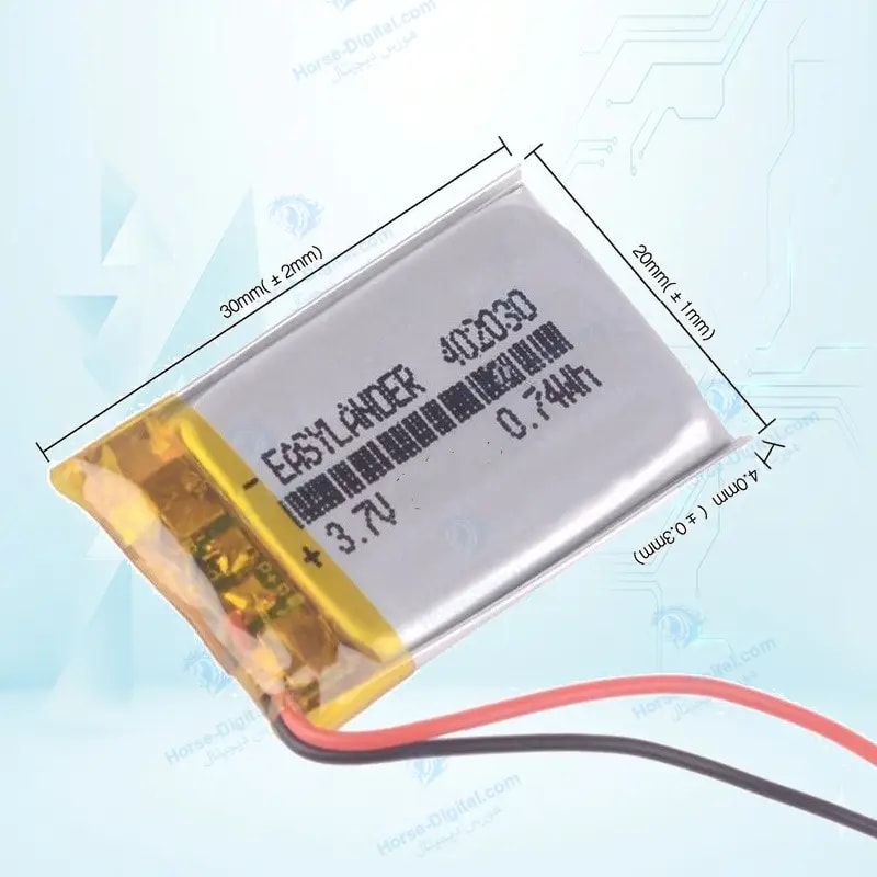 باتری لیتیوم پلیمر با ظرفیت 700mAh خرید