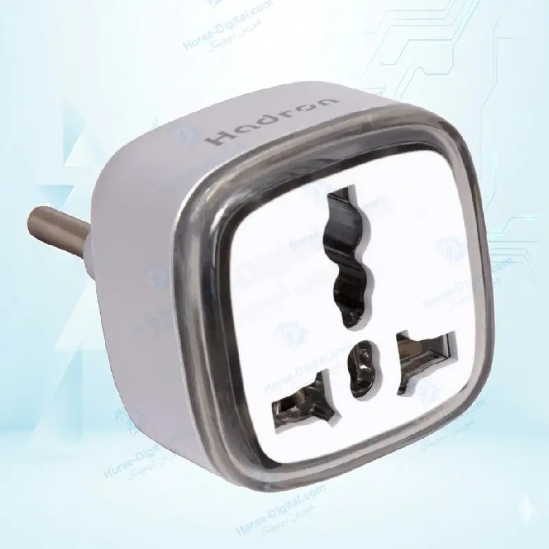 مبدل دو شاخه برق Hadron Hth A10 Economy Adaptor خرید