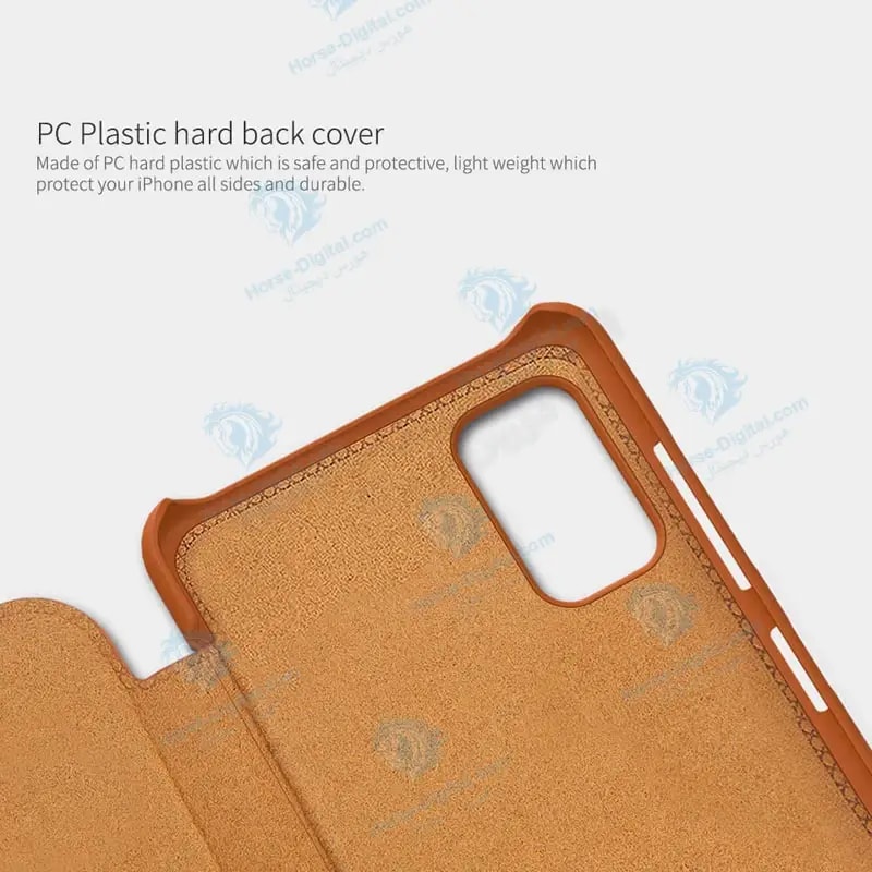 کیف محافظ چرمی نیلکین سامسونگ Nillkin Qin Case For Samsung Galaxy A41 خرید