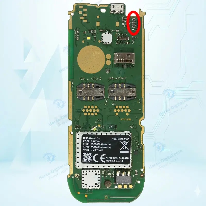 کانکتور ال سی دی نوکیا Nokia 216 / Nokia 150 خرید