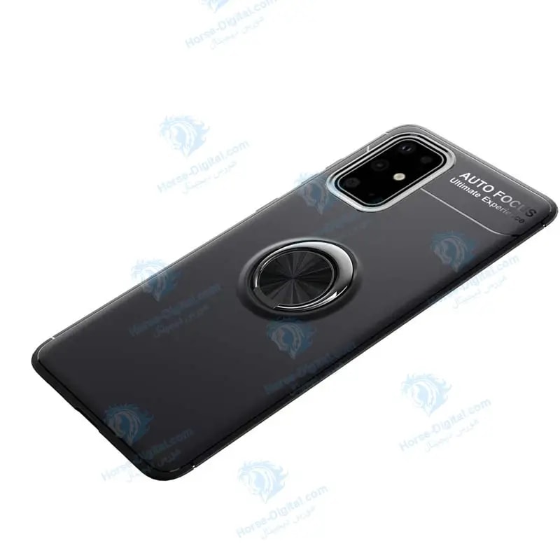 قاب ژله ای طرح چرم انگشتی سامسونگ Becation A.f Magnetic Ring For Samsung Galaxy S20 Plus خرید